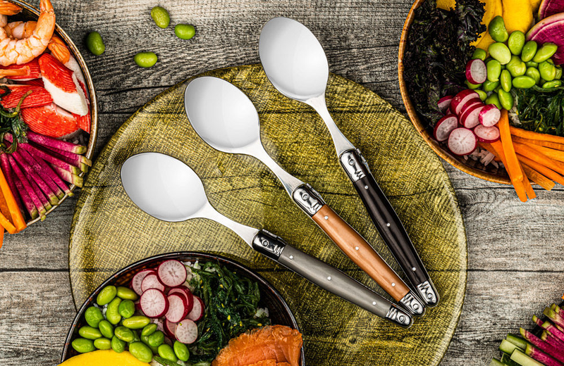 Laguiole premium line 24pcs cutlery set treasure 1.8mm thick blade, , medium image number null