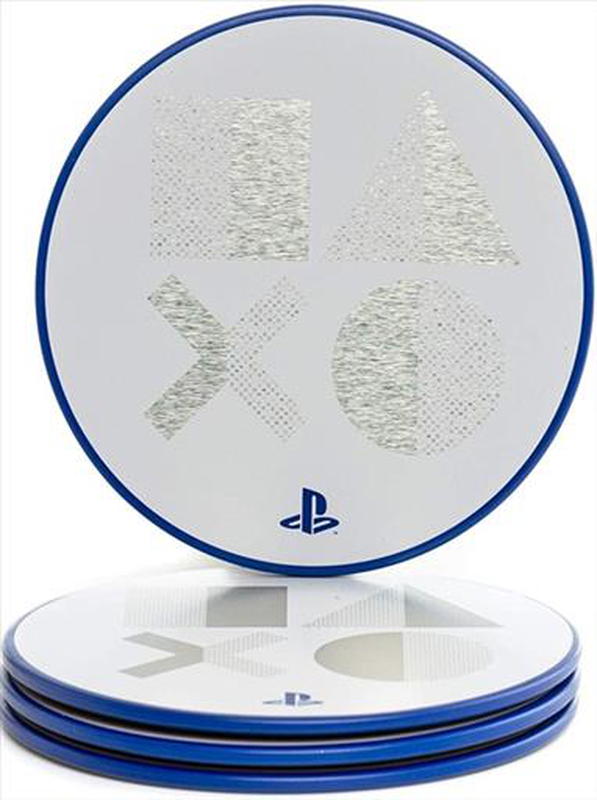 Product image: Paladone playstation 5th Generation white metal coaster, , medium-null
