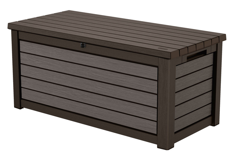 Keter brushwood cushion box 145x69.5x60.3cm 454l brown/beige, , medium image number null