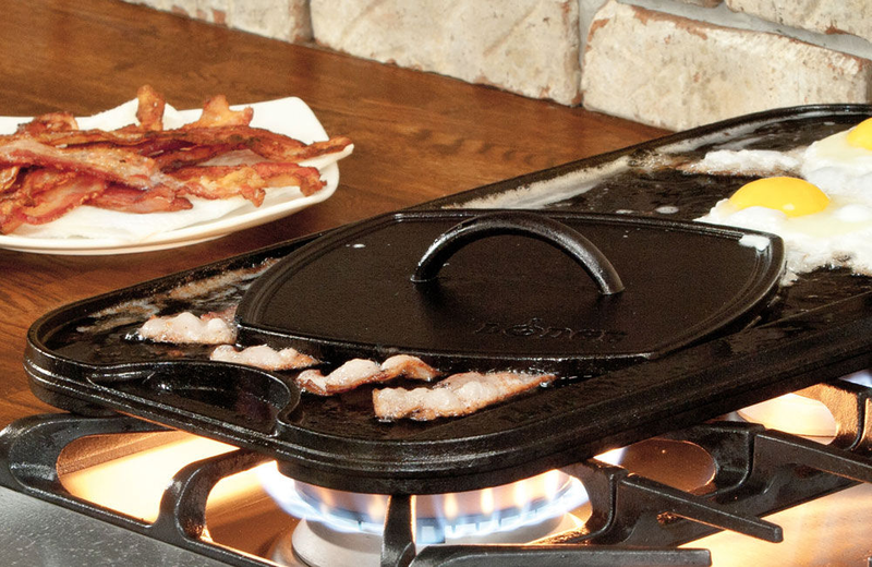 Cast iron flat grill press (21x21cm), , medium image number null