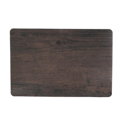 Espiel placemat pvc black 45 x 30cm wood