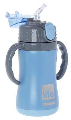 Ecolife kids thermos blue 300ml, Blue, medium
