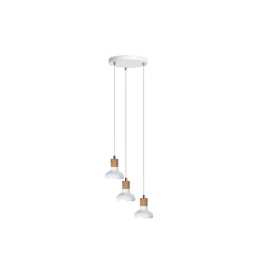 Holly pendant lighting 3 lightx40w white, , medium