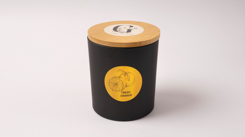 Soy scented  candle | 400gr | Orange-null