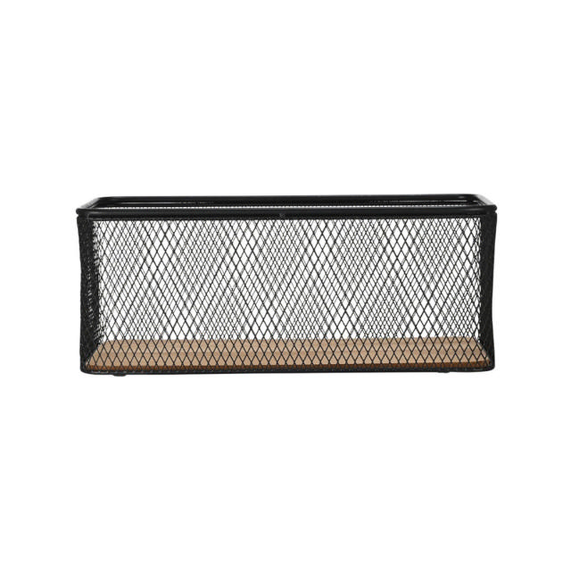 Estia wired storage basket 30.5x16.5x12.5cm - black, , medium-null
