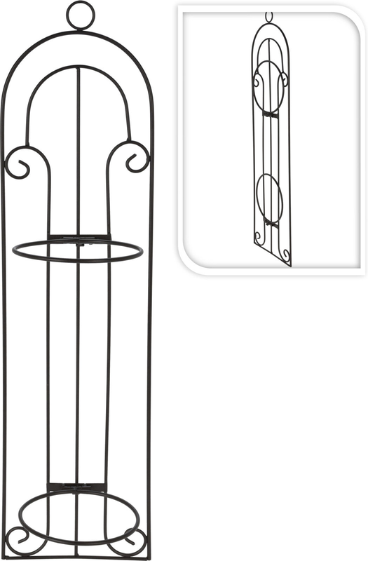 Flower rack 71x19cm black, , medium image number null
