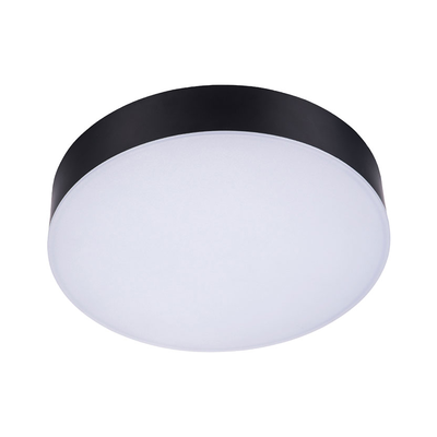 Sunlight led 21w ceiling light round black 1900lm 3cct ip65 ø320xw63mm
