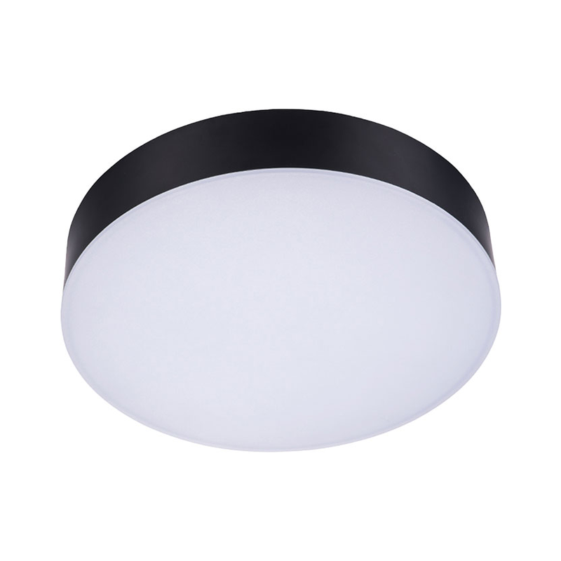 Sunlight led 21w ceiling light round black 1900lm 3cct ip65 ø320xw63mm, , medium image number null