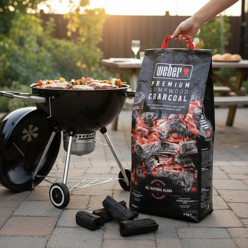 Weber lump charcoal 3kg, , medium-null