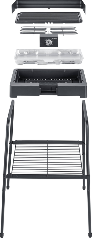 Severin pg 8568 electric standing grill with grill plate 2.2kw, , medium-null