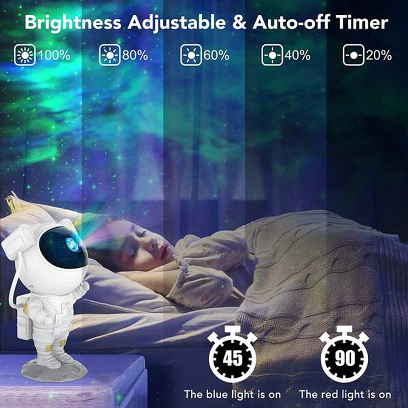 Φωτιστικό δωματίου starry sky projector με r/c – αστροναύτης, , medium-null