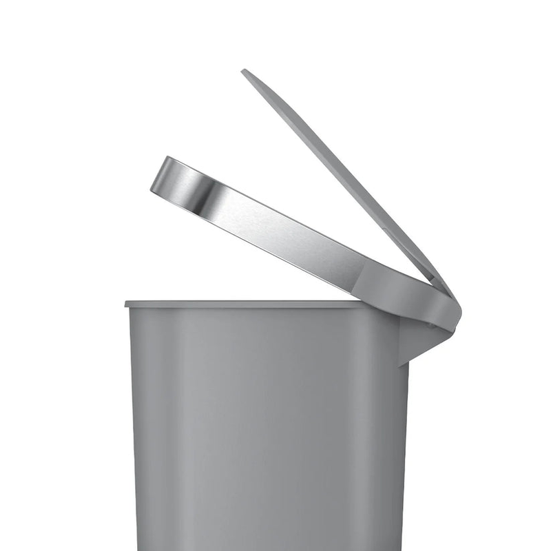 Simplehuman plastic bin 40l grey, , medium image number null