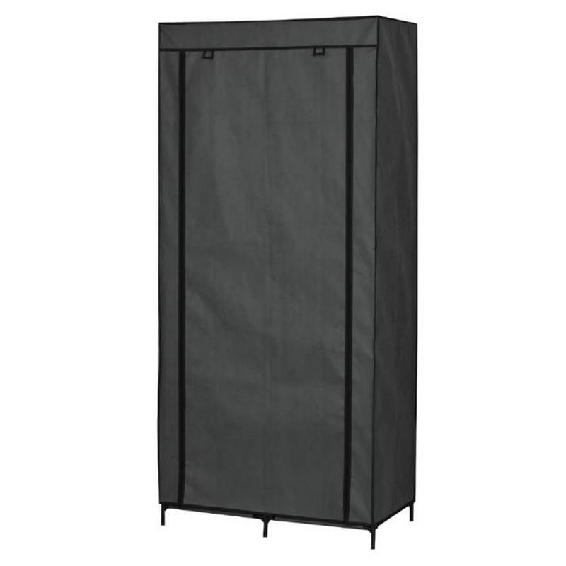 Wardrobe with 5 shelves 88x45x170cm, , medium-null