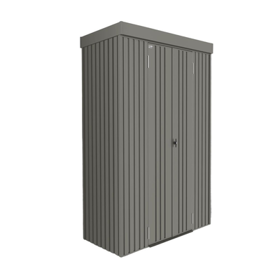 Isunor μεταλλική γαλβανιζέ αποθήκη κήπου 3x7ft, 98x213x181 cm, , medium