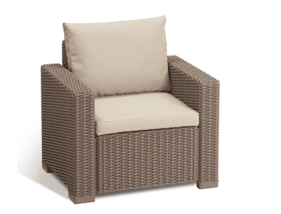 Keter alibert california rattan cappuccino garden armchair/625030, , medium