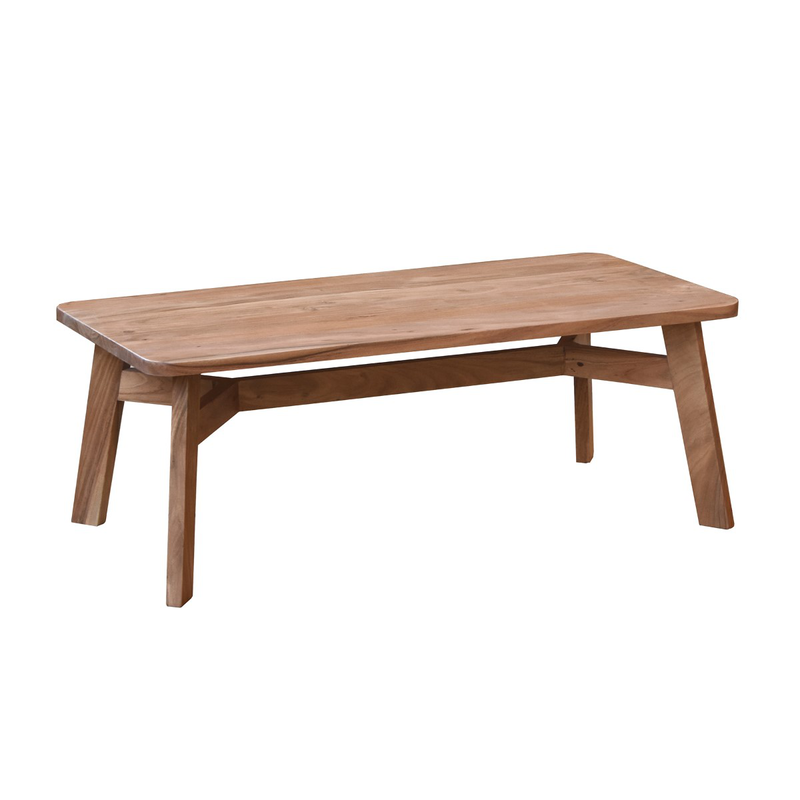 Solid acacia wood coffee table 120x60, , medium-null