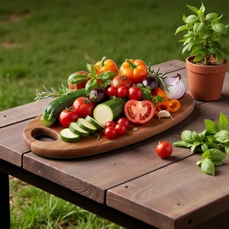 Cutting board acacia 48x24x1.5cm, , medium-null