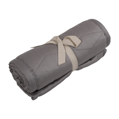 Filibabba bed bumper - soft quilt dark grey, , medium