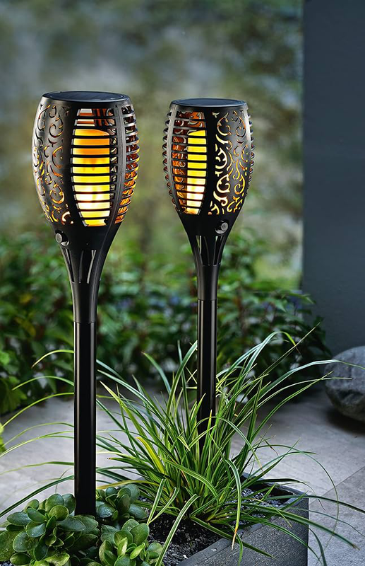Product image: Solar flame light 96led 1500mAh li ip65, , medium-null