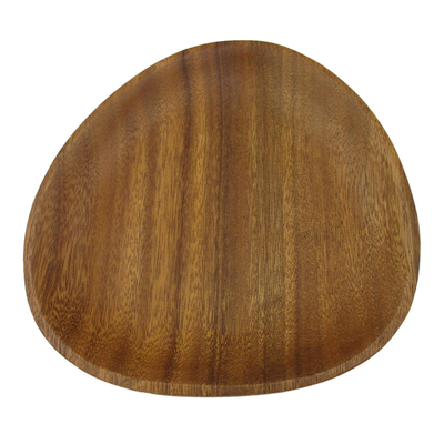 Acacia wood plate, S, medium