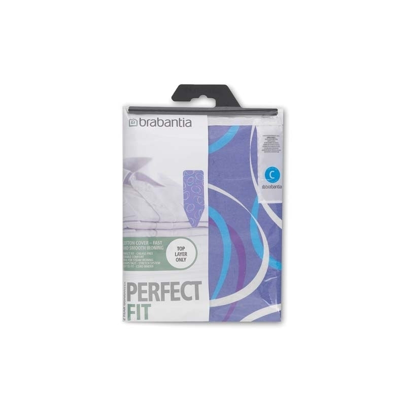 Brabantia ironing board cover c, 124x45 cm, 2mm foam - colourful mixed, , medium image number null