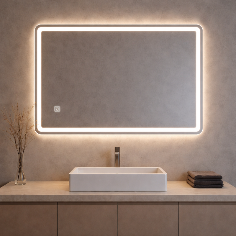 Vienna with front & background led 60x80cm w/out magnifying mirror, , medium-null