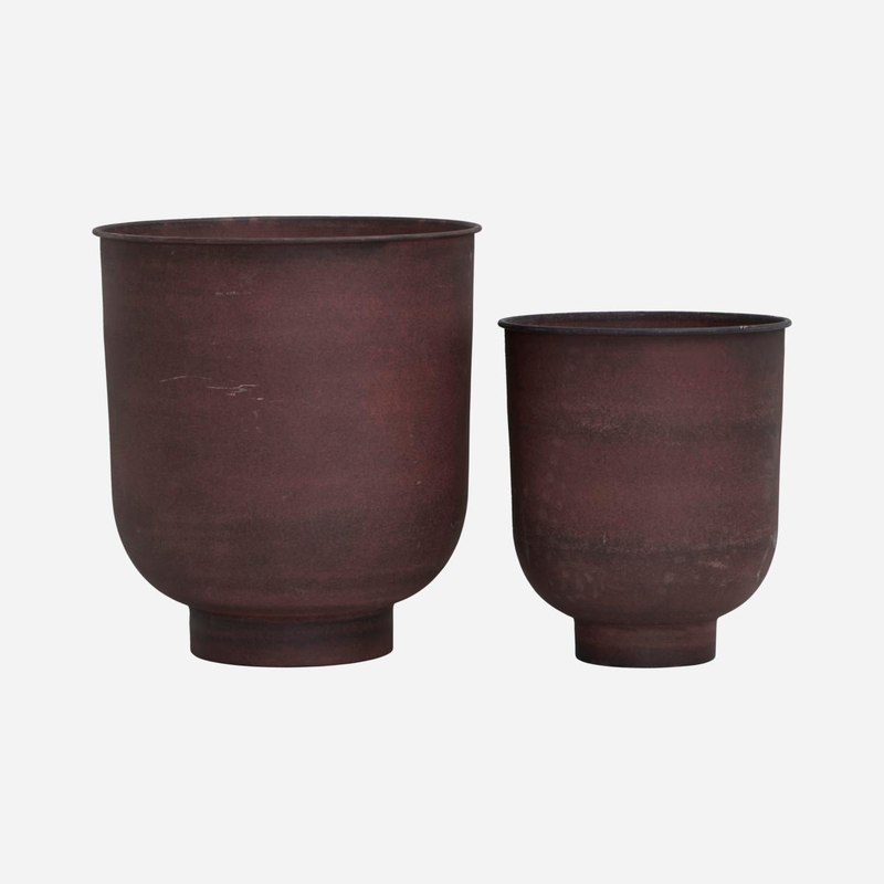 House doctor vig planter burnt henna image number null