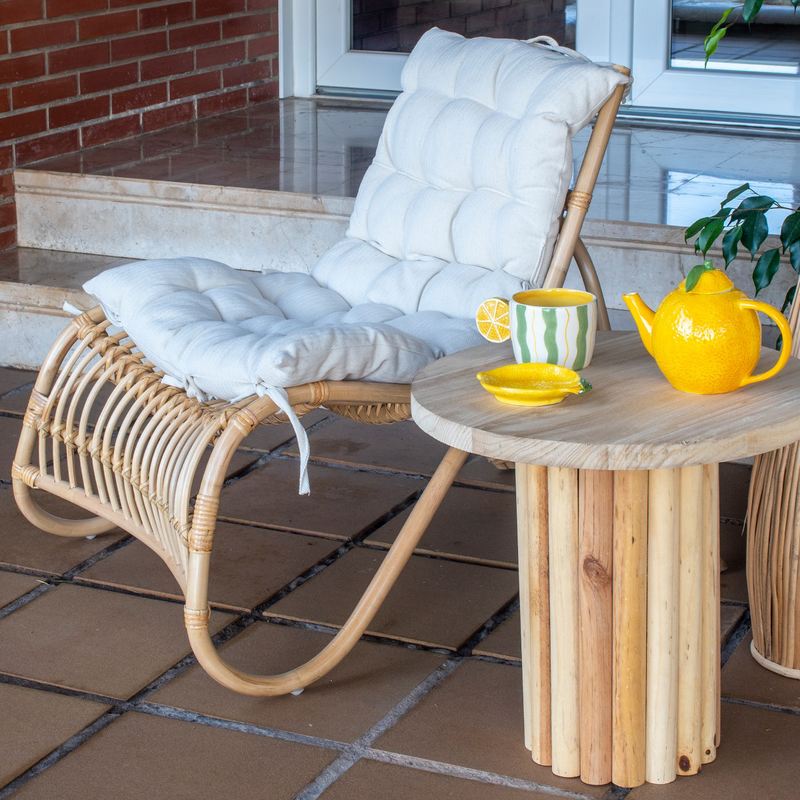 Paulownia wood table, , medium image number null