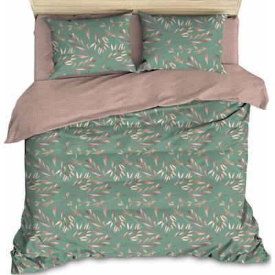 Olivia bedsheet set 240x270cm - green, , medium