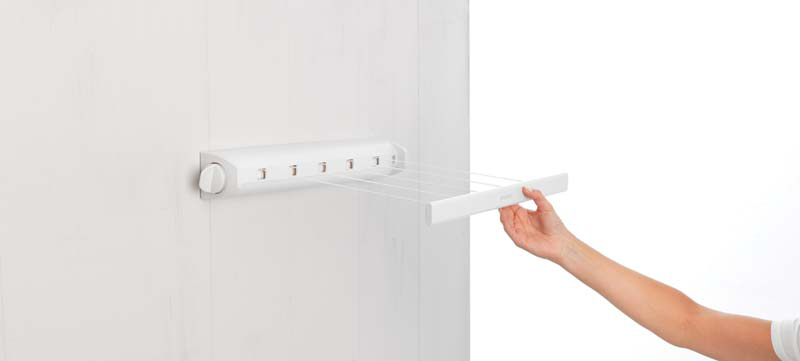 Brabantia pull-out clothes line, 22 metres - white, , medium image number null