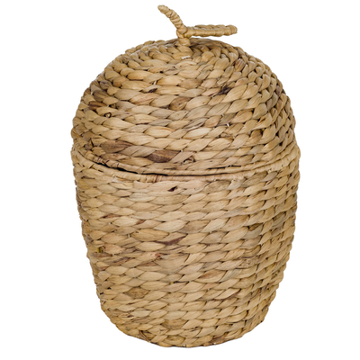 Water hyacinth apple shape basket, , medium