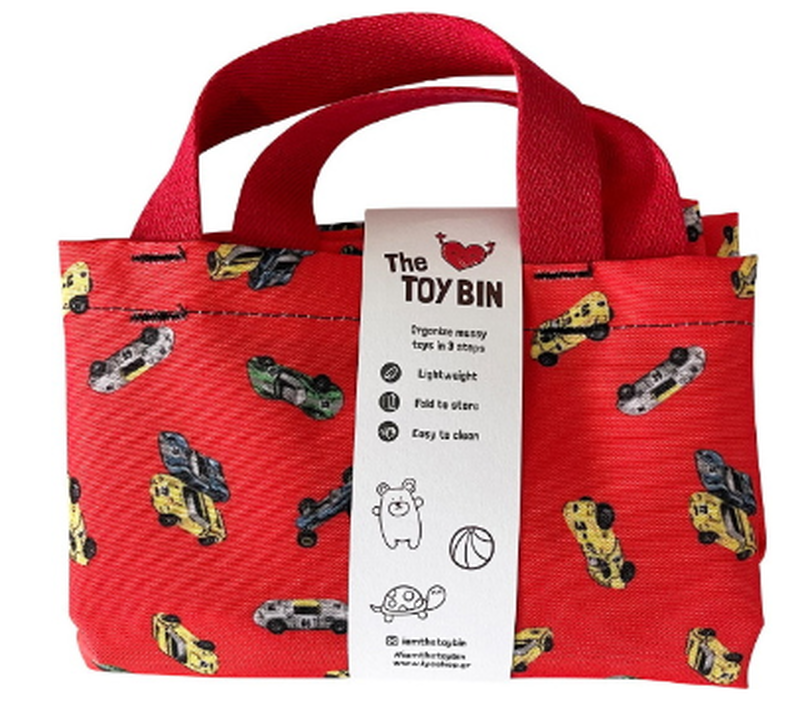 Toy bin organize toys bag fast race-null