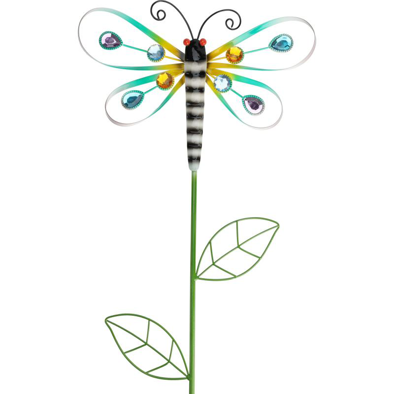 Product image: Decorative insect pick with beads 29x80cm - assorted designs, , medium-null