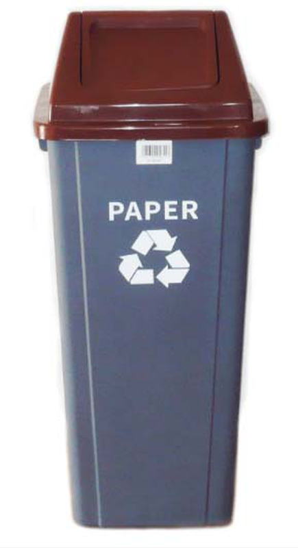 Καδος ανακυκλωση πλαστικου 90l - μπλε image number null