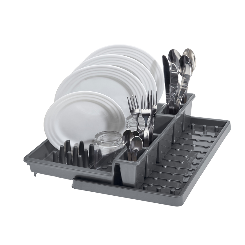 Tontarelli bella extendable dish drainer, , medium-null