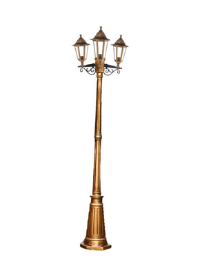 Sunlight hexagonal lantern pole light 2170mm 3xe27 ip44
