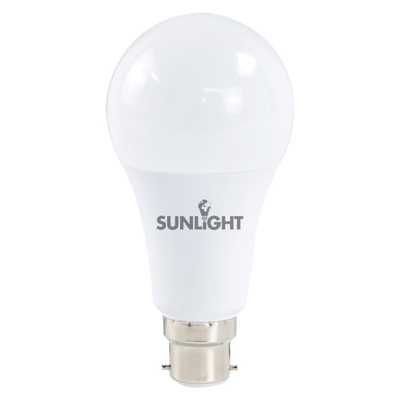 Sunlight led 17w a65 lamp b22 2500lm 6500k frosted, , medium