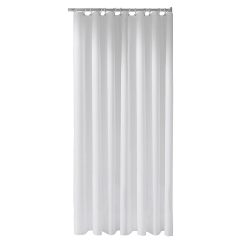 Shower curtain white 180cm x 200cm-null