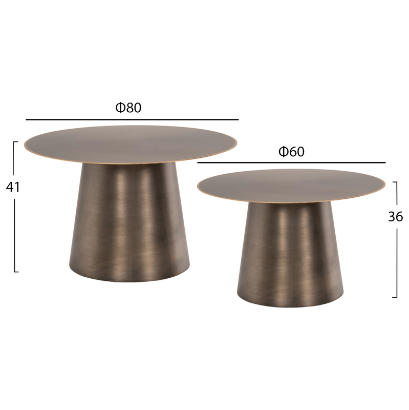 Set of small tables, , medium-null