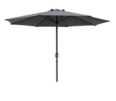 Market aluminium umbrella 3m grey