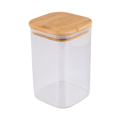 Estia γυαλινο δοχειο αποθηκευσης με bamboo καπακι 950ml, , medium