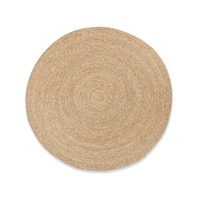 Ai round seagrass floor mat 100cm