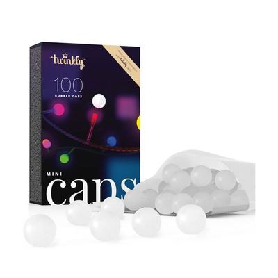 Mini caps 100 caps, Transparent, medium