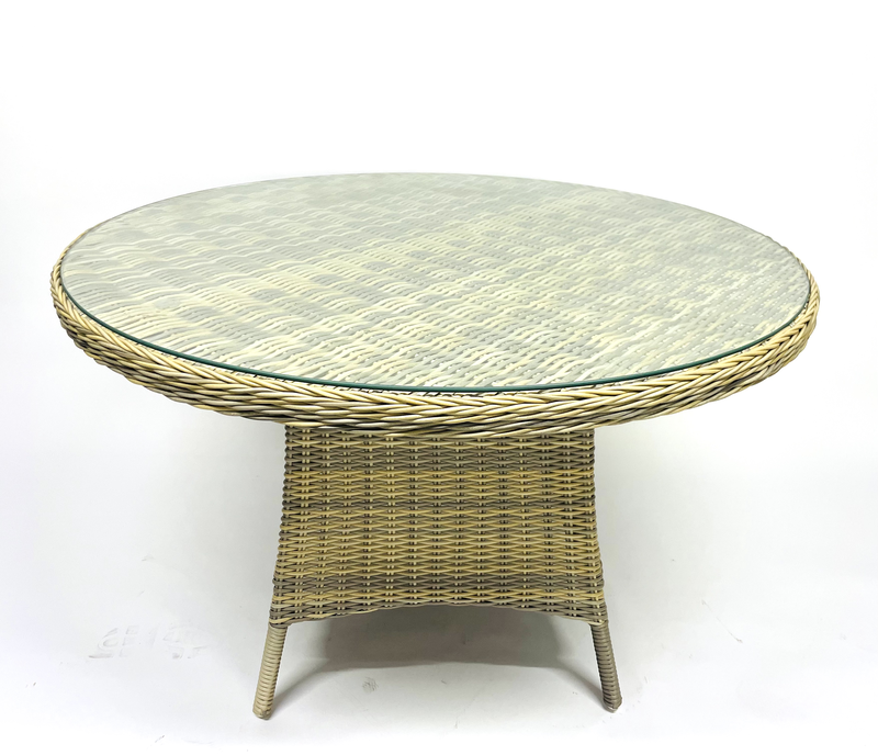 Plastic rattan round table, , medium image number null