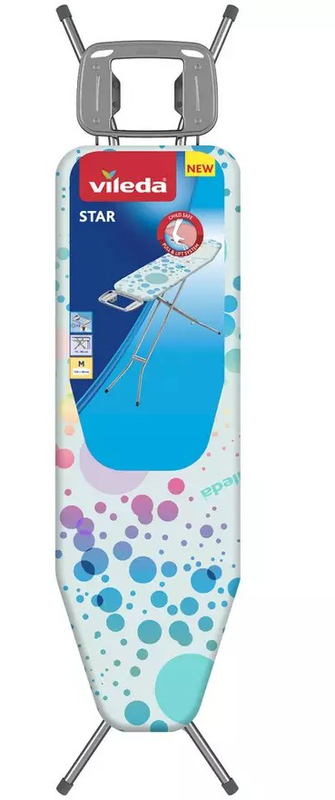 Vileda star blue ironing board 120x38cm, , medium image number null