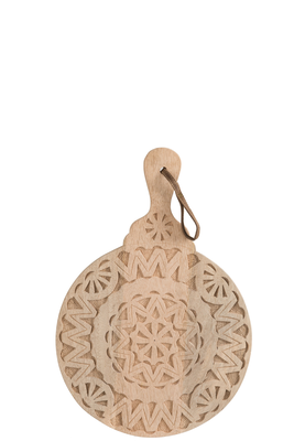 Round cutting/board ethnic, , medium