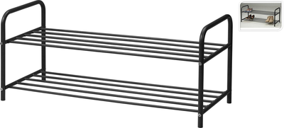 Ράφι παπουτσιών 2 στρώματα 91x35x38.5cm, , medium