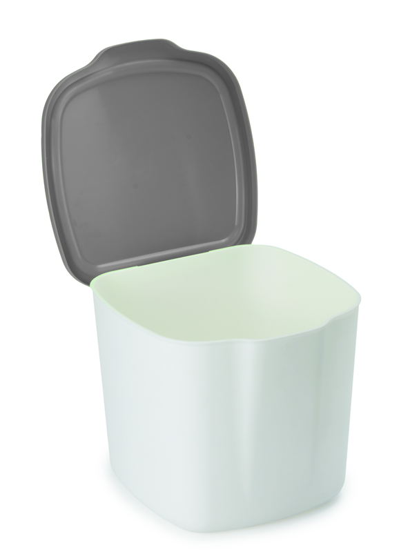 Table bin 3l white/grey, , medium-null