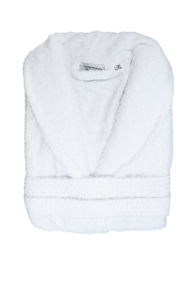 Sensia bathrobe l/xl white 400gsm, , medium