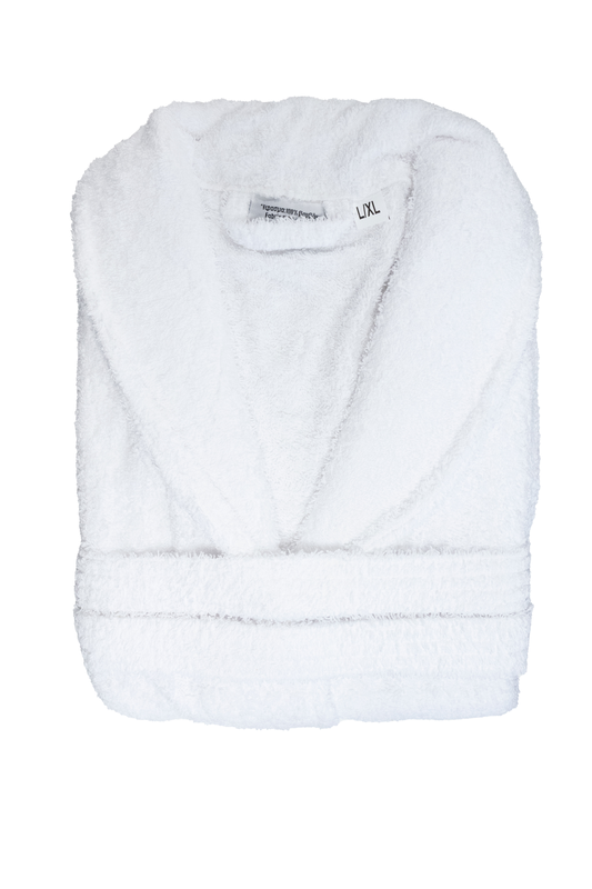 Sensia bathrobe l/xl white 400gsm, , medium-null